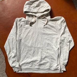 Buck Mason Loop Back Hooded Sweatshirt Large